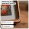8.5x11 Mortise & Tenon Walnut Picture Frame, High End 8.5x11 Frames for Wall or Tabletop, Photo Frames 8.5 x 11 Walnut with Mat 6x8, Tempered Glass, Wall Kit, Set of 1